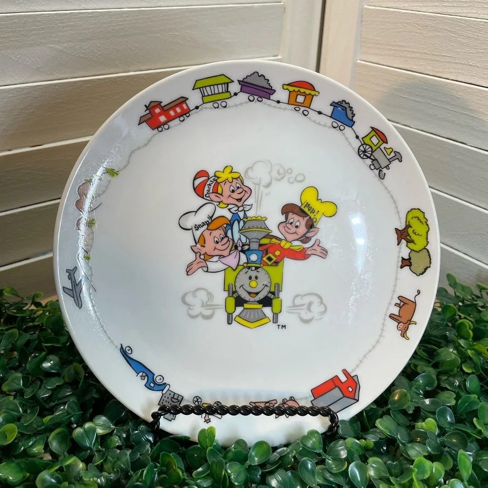 Kelloggs “Snap Crackle Pop” 7 1/4” Ceramic plate from 1983